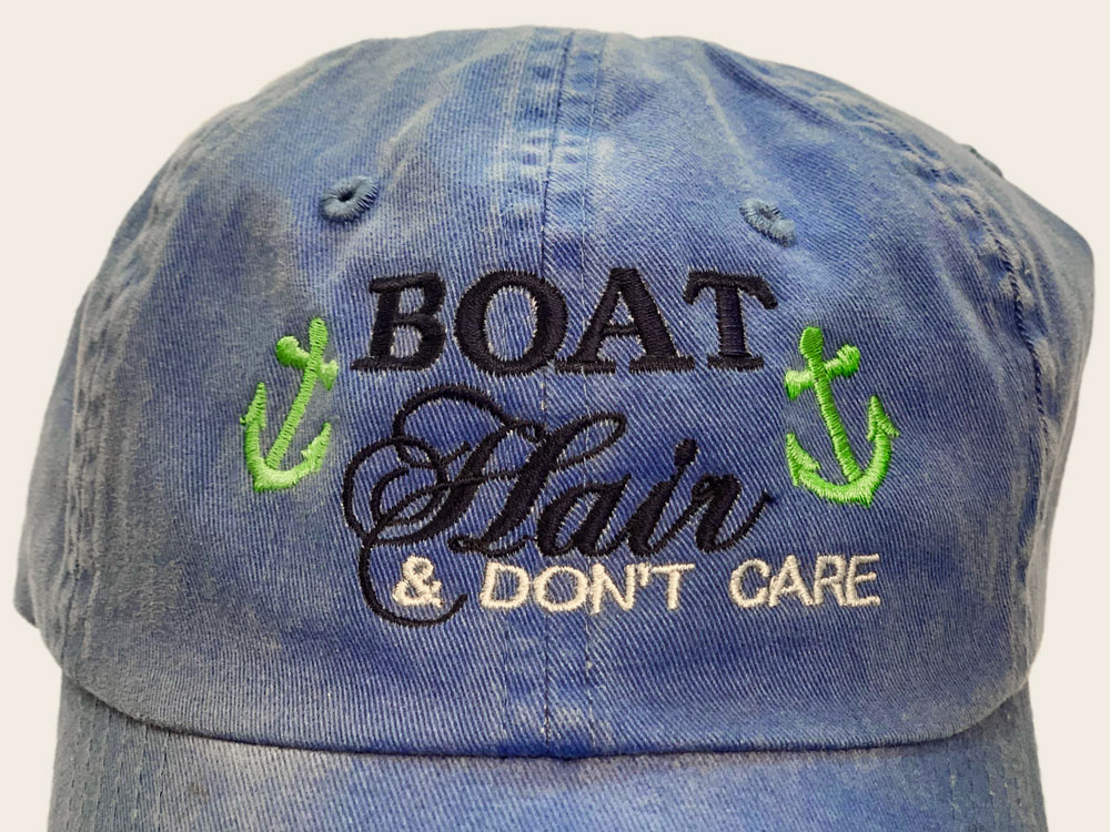 Embroidered hat